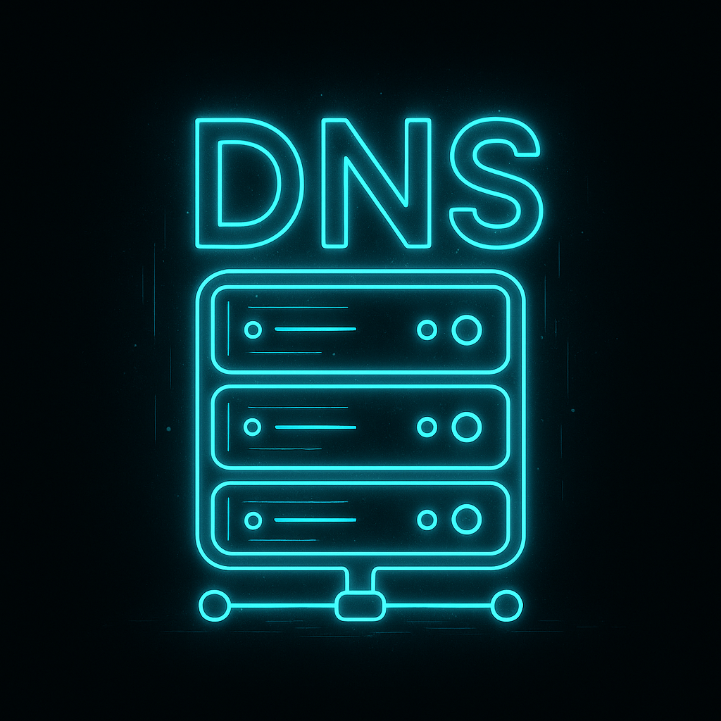DNS A record example showing domain to IP mapping